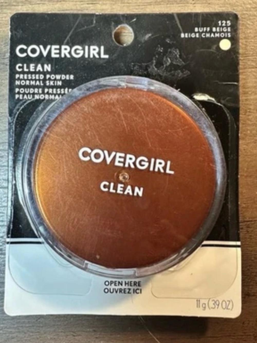 Covergirl Clean Pressed Powder For Normal Skin, #125 Buff Beige